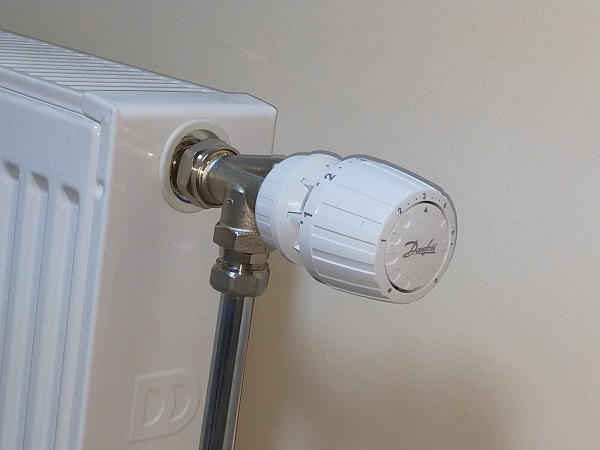Danfoss Horizontal Angle Thermostatic Valve with Gas Sensor